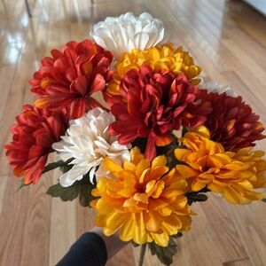Fall faux flowers